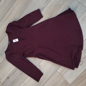 Express Maroon Dress